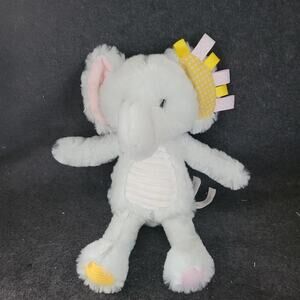 Make Believe Ideas Sensory Snuggables Elephant Plush Rattle Crinkle w/Tabs Lovey